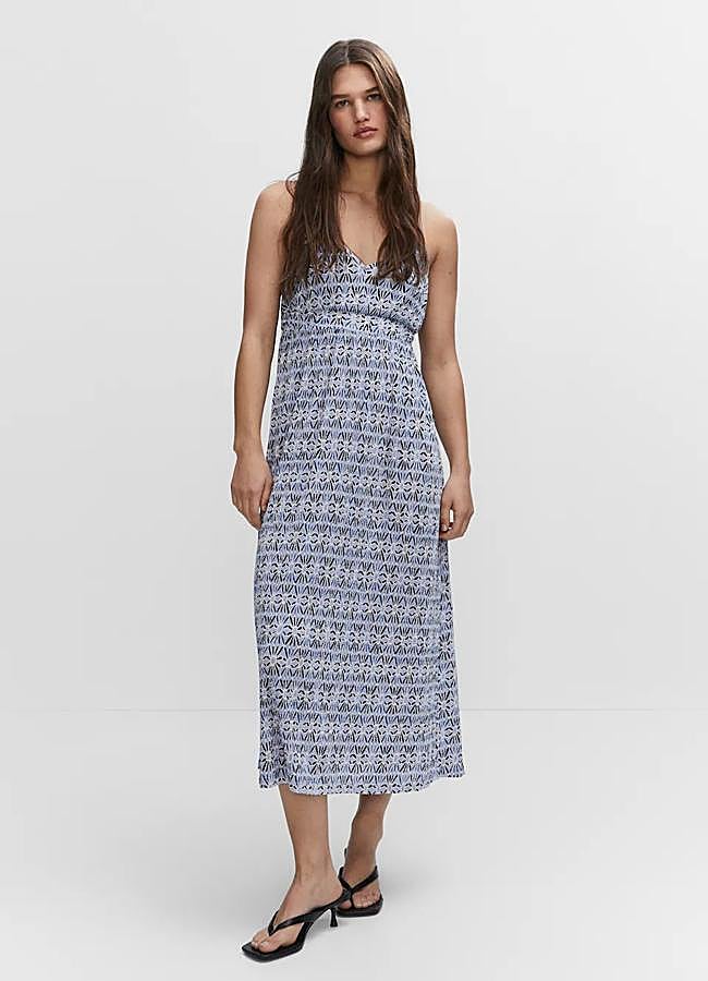 Imagen - Vestido ccon espalda cruzada de Mango Outlet.