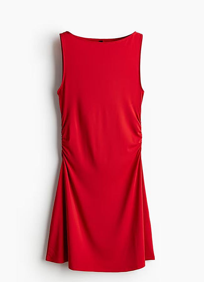 Imagen - Vestido mini con fruncido de H&M.