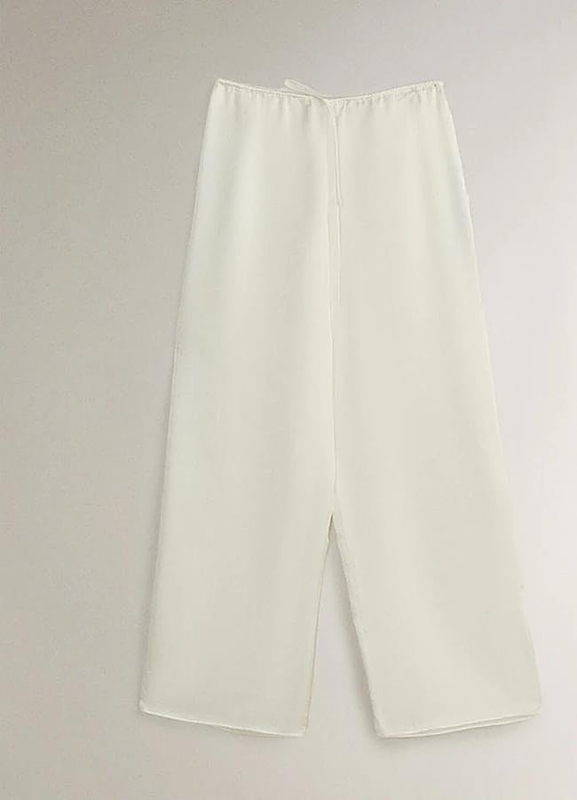 Imagen - Pantalón en satén de Zara Home.
