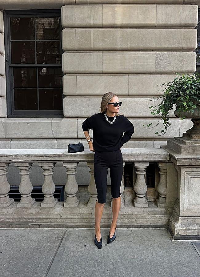 Imagen - La influencr Claire Rose con bermudas capri. Foto: @clairerose