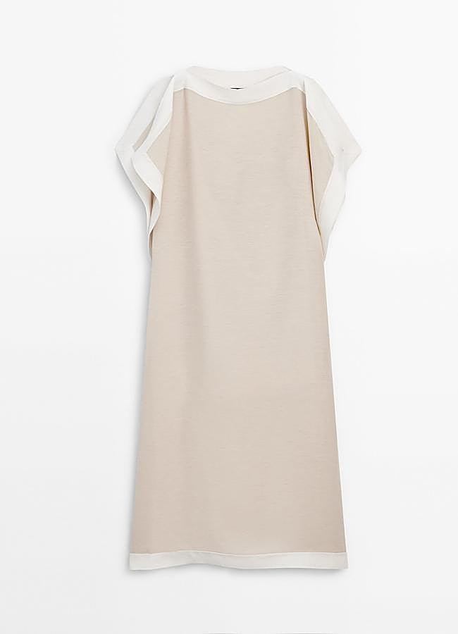 Imagen - Vestido blanco caftán de Massimo Dutti, 89,95 euros.