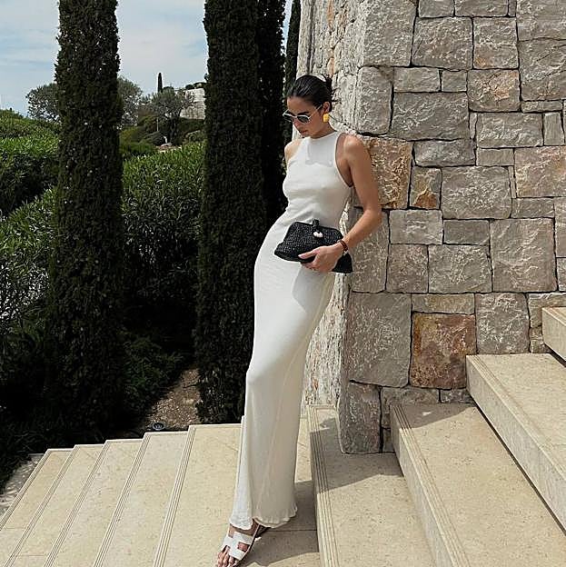 Los vestidos de punto favoritos de las más elegantes y sencillas