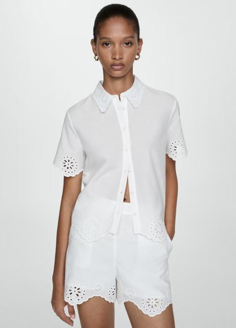 Imagen - Camisa con bordados de Mango (29,99 euros)
