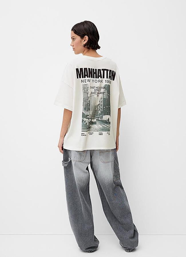 Imagen - Camiseta Manhattan de Bershka.
