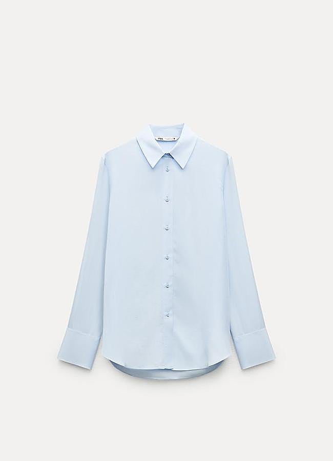 Imagen - Camisa fruncida recta ZW Collection de Zara (9,99€)