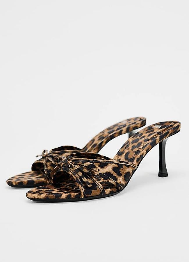 Imagen - Zapatos de tacón animal print destalonados
