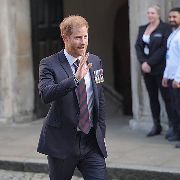 El príncipe Harry en su última visita a Londres. 