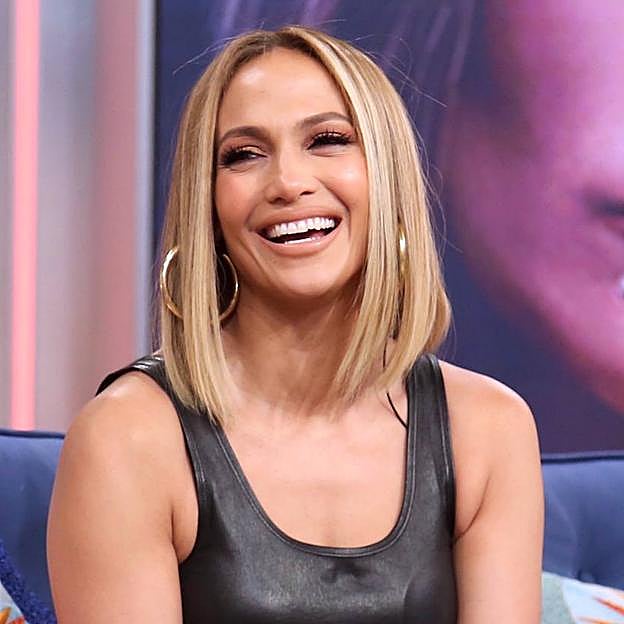Jennifer Lopez con un corte carre.