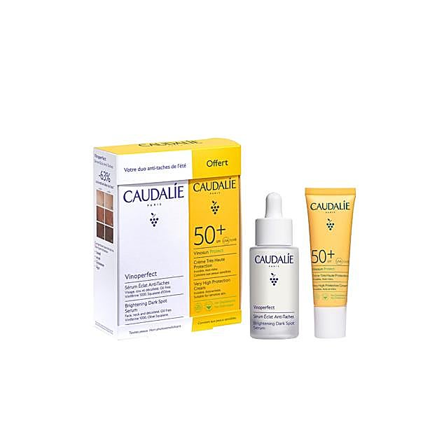 Cofre Sérum Vinoperfect & Solar de Caudalie