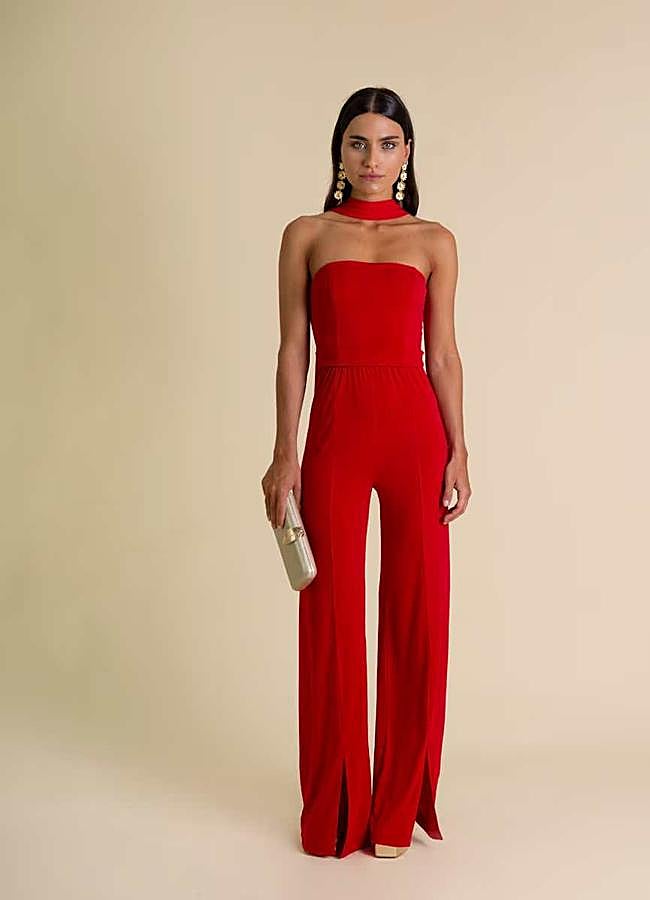 Imagen - Mono de mujer palabra de honor con lazada de the Are (80,95€ en El Corte Inglés)