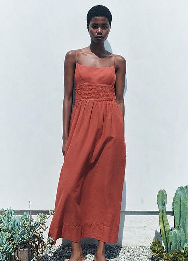 Imagen - Vestido midi algodón ZW Collection de Zara (39,95€)