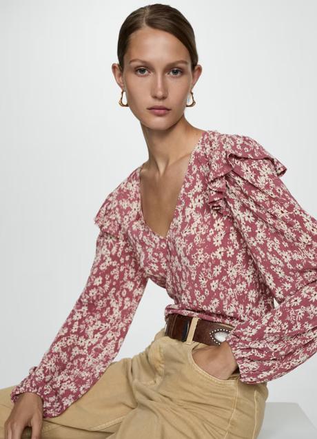 Imagen - Blusa con estampado de flores de Mango (22,99 euros)
