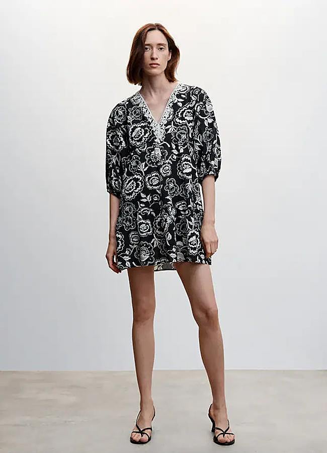 Imagen - Vestido corto floral de Mango Outlet.