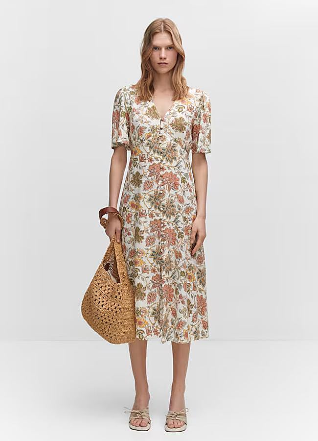 Imagen - Vestido con estampado de flores de Msngo Outlet.