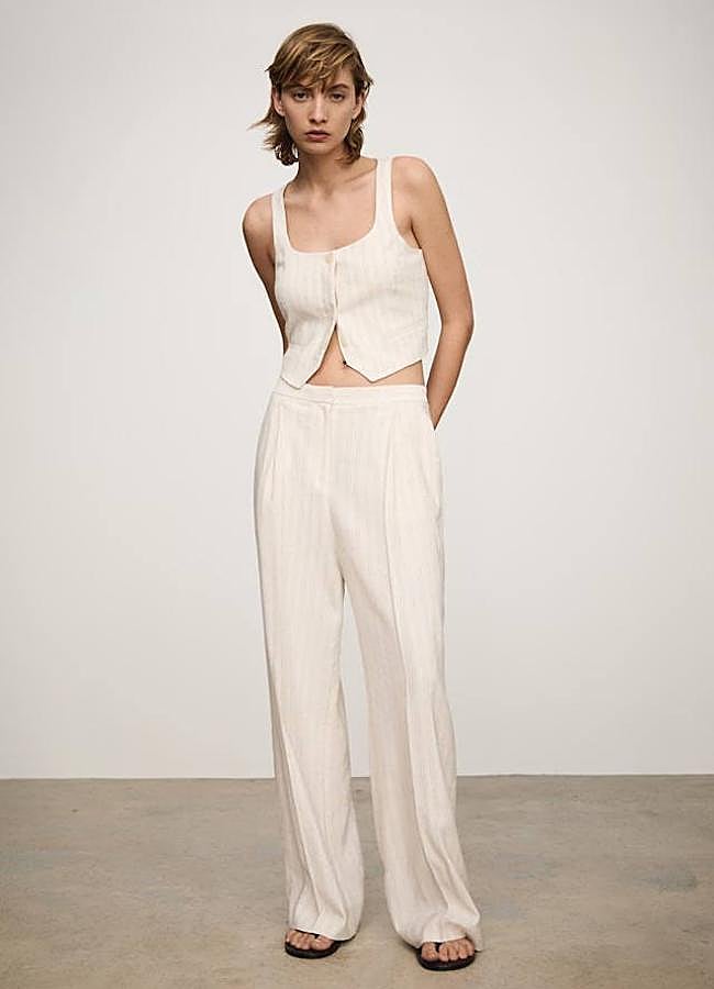 Imagen - Traje de verano con estampado de rayas