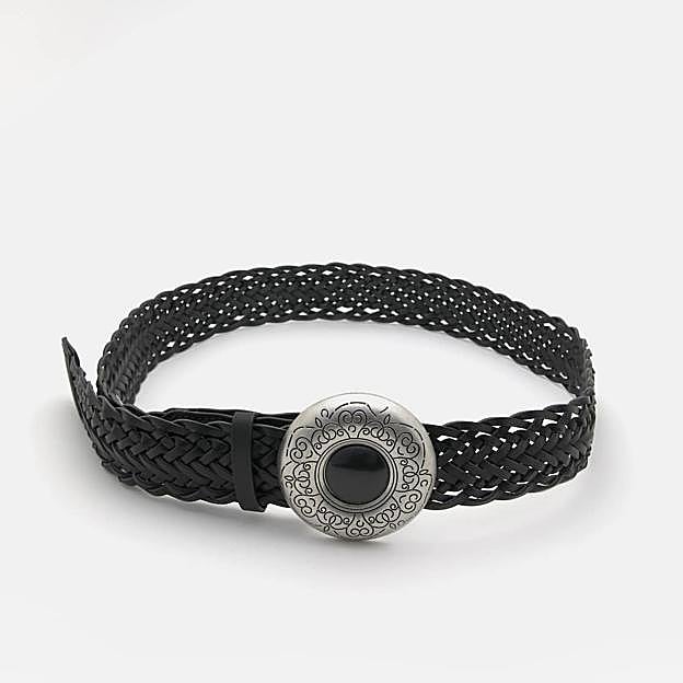 Cinturón ancho trenzado (15,99€)