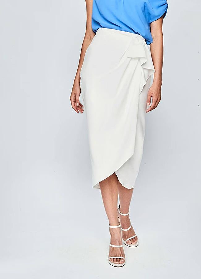 Imagen - Falda pareo drapeada