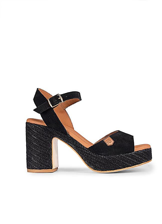 Imagen - Sandalias de tacón en negro de Popa.