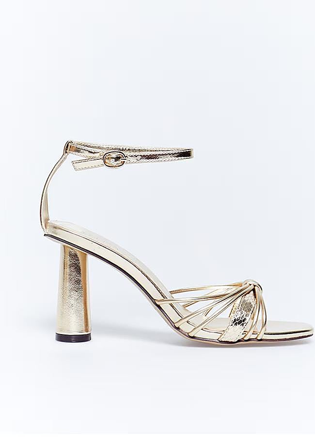 Imagen - Sandalias de tacón en dorado de Sfera.