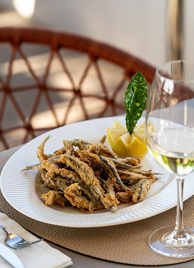 Imagen - El boquerón plateado a la andaluza de La Máquina Caleido. / DR