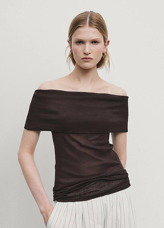 Imagen - Top con escote bardot