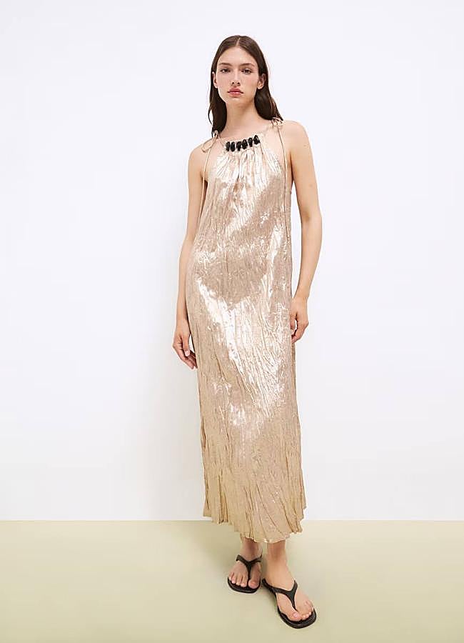 Imagen - Vestido dorado con pedrería de Tintoretto