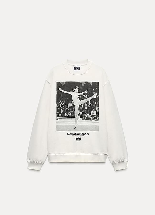 Imagen - Sudadera estampada Nadia Comaneci.