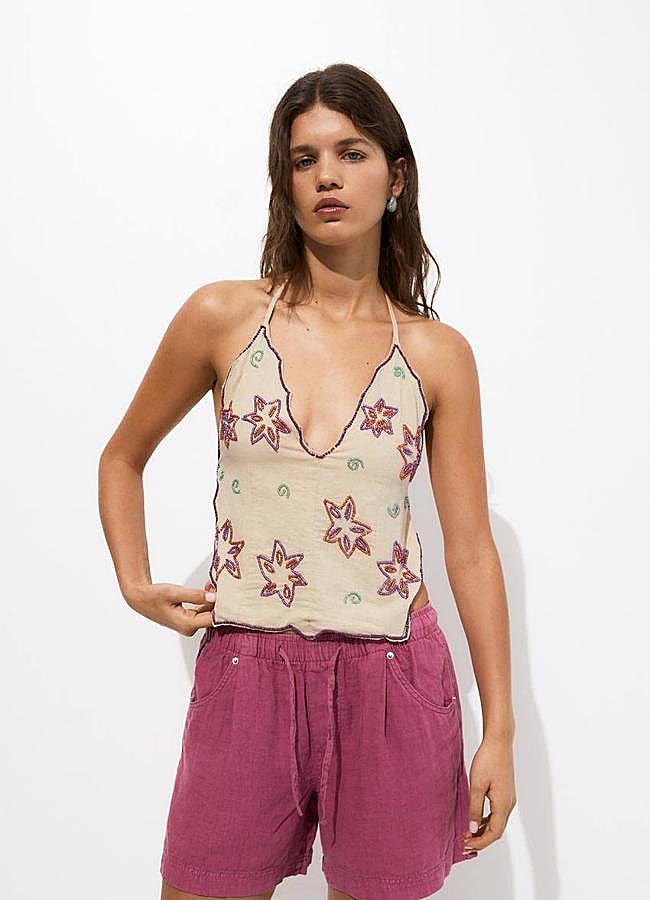 Imagen - Top con detalle de abalorios