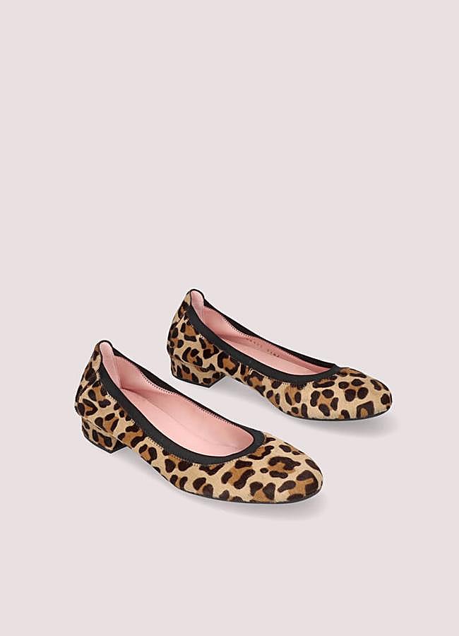 Imagen - Bailarinas de tacón bajo con estampado de leopardo