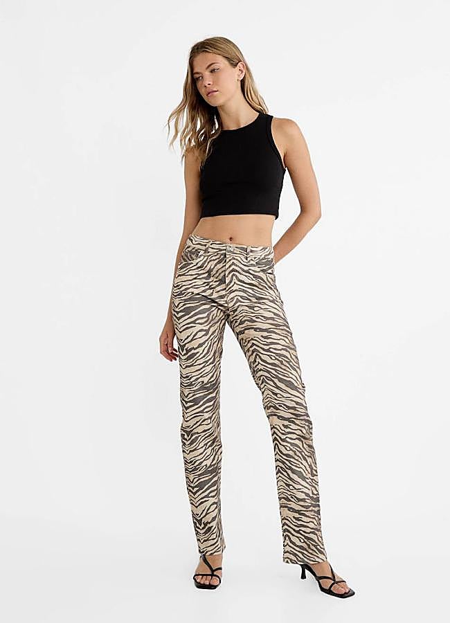 Imagen - Pantalón animal print de tigre