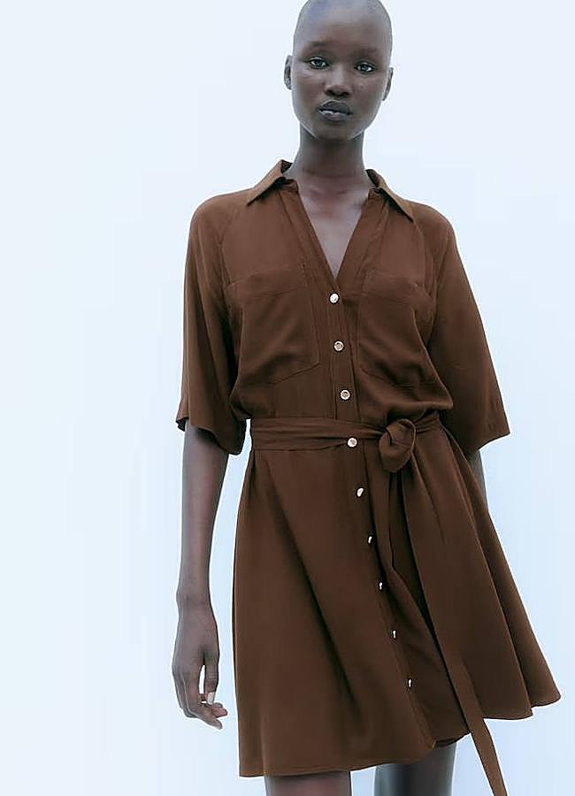 Imagen - Vestido camisero corto