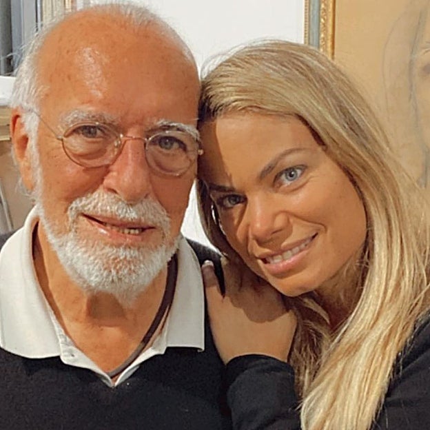 Carlos Goyanes junto a su hija Carla. 