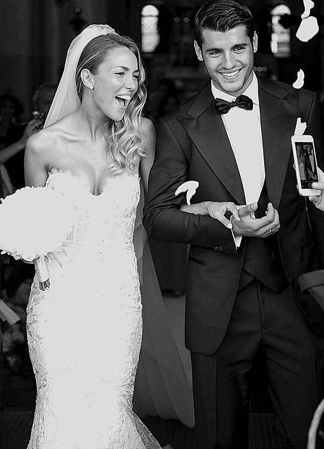 Imagen - Alice Campello y Álvaro Morata el día de su boda. Foto: Instagram @alicecampello.