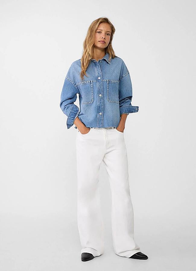 Imagen - Cazadora vaquera con detalles de strass