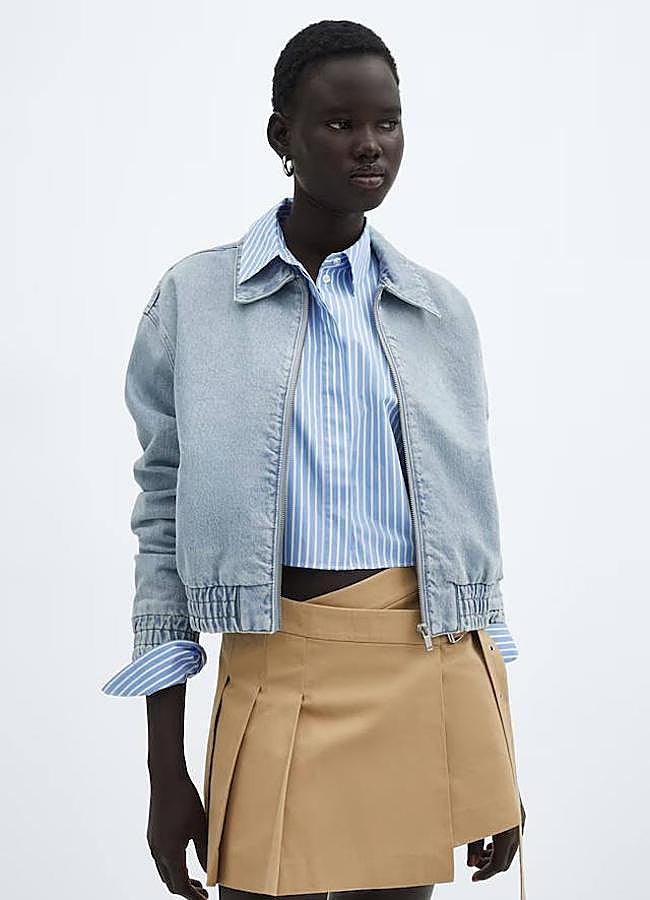 Imagen - Cazadora vaquera tipo bomber