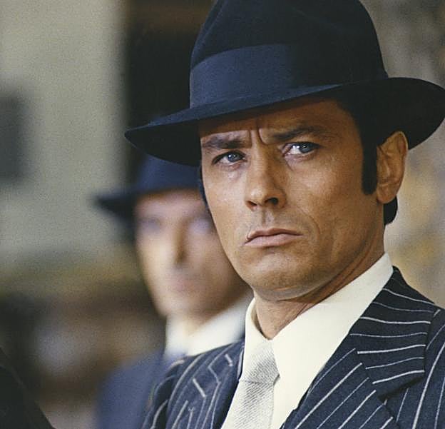 El actor francés Alain Delon