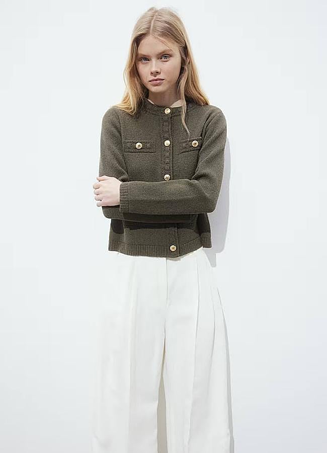 Imagen - Cárdigan de punto fino con bolsillos