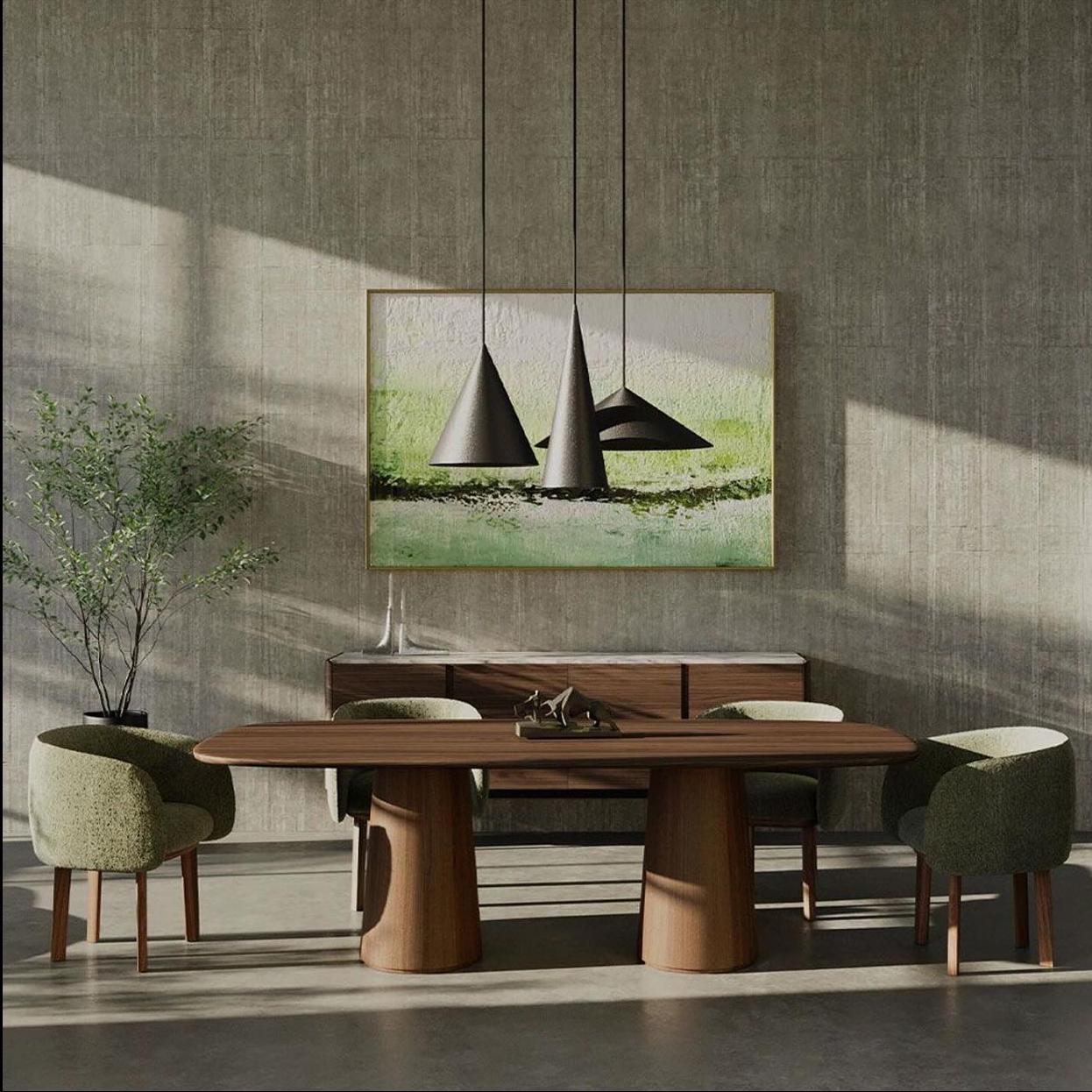 El verde es uno de los colores tendencia en decoración para este otoño.