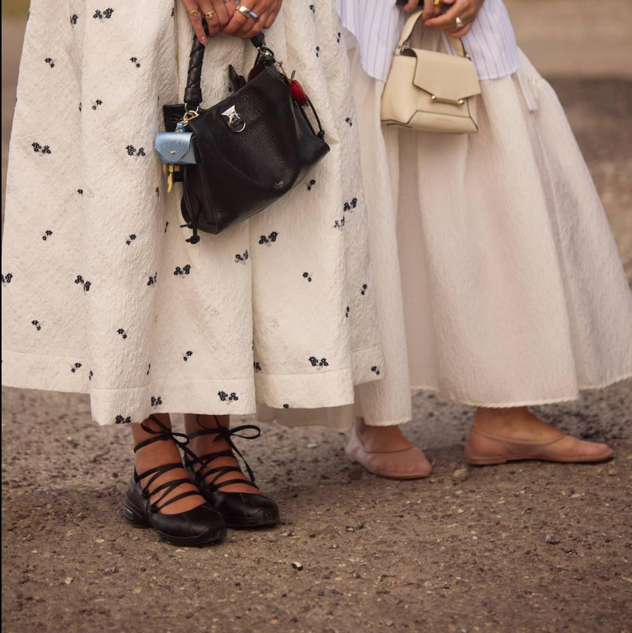 Looks con bailarinas de cordondes.