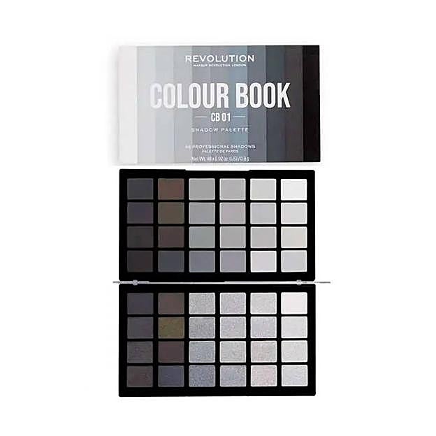 Paleta de sombras Colour Book – CB01 de Revolution