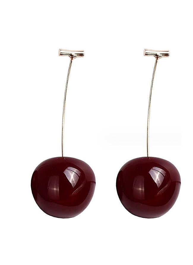 Imagen - Pendientes con forma de cereza de Amazon.