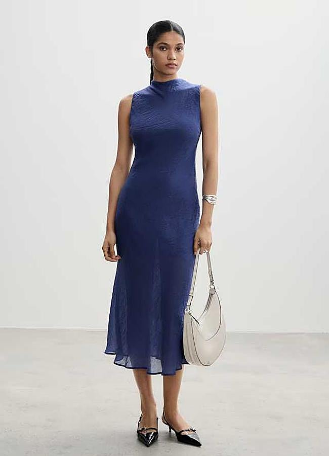 Imagen - Vestido midi lyocel de Mango (45,99€)