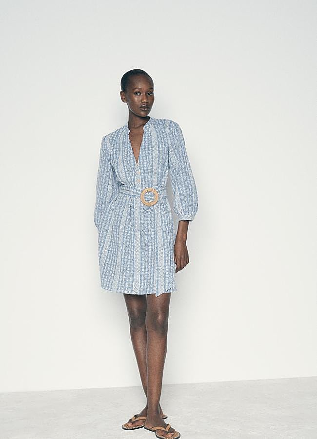 Imagen - Vestido cruzado de Zara corto.