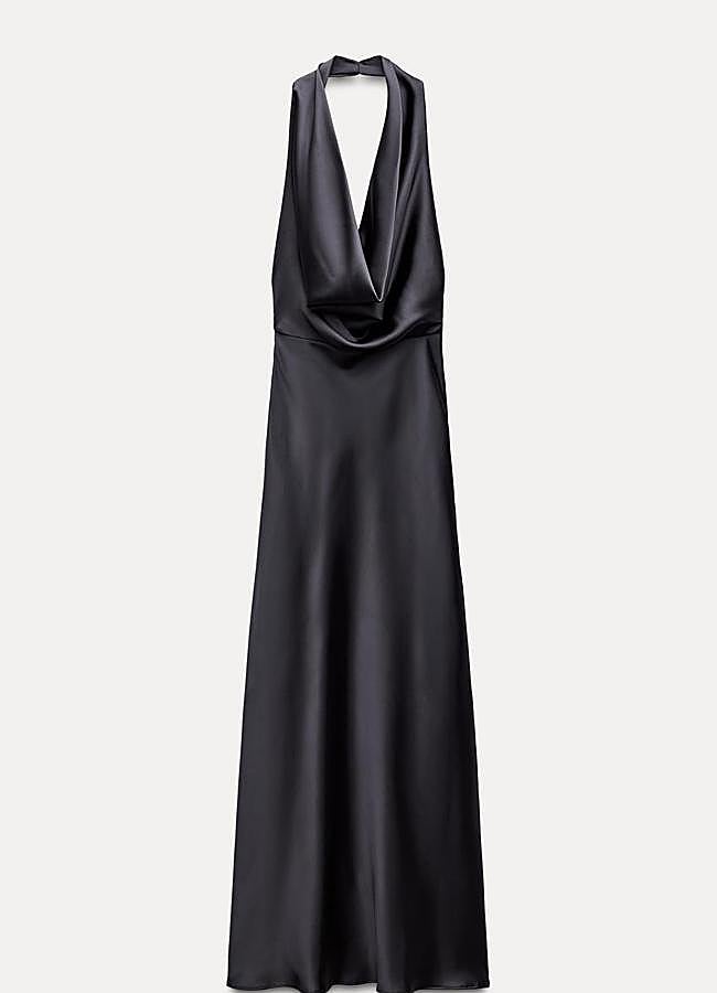 Imagen - Vestido de satén de Zara, 29,95 euros.