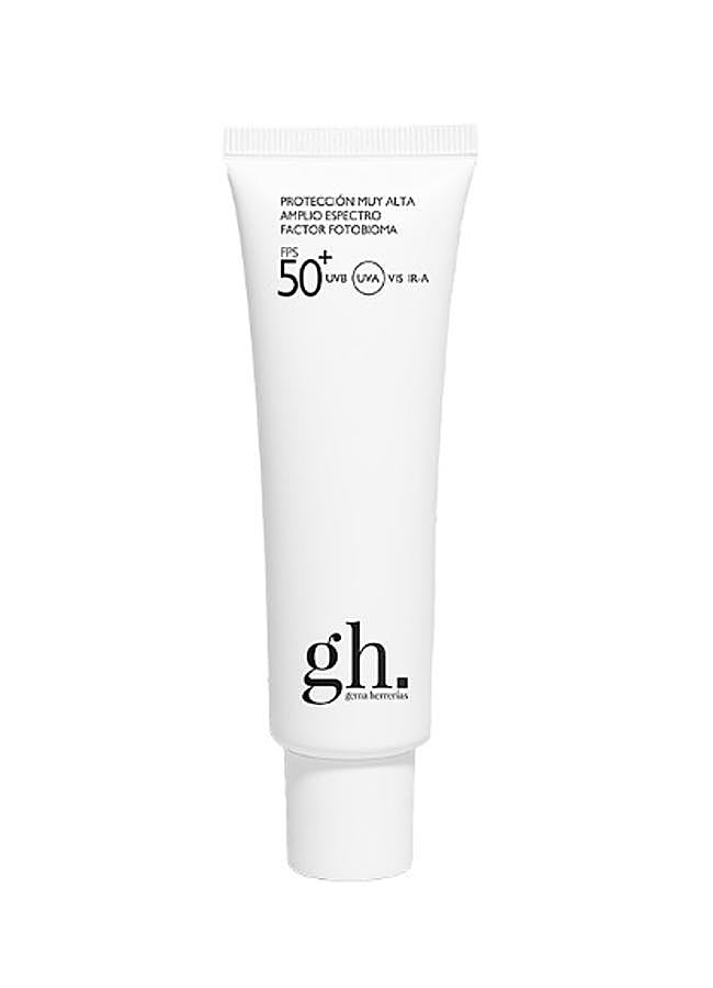 Imagen - Crema facial diaria gh FPS50+ protección muy alta de Gema Herrerías. Cuesta 25,90 euros en la web de la firma.
