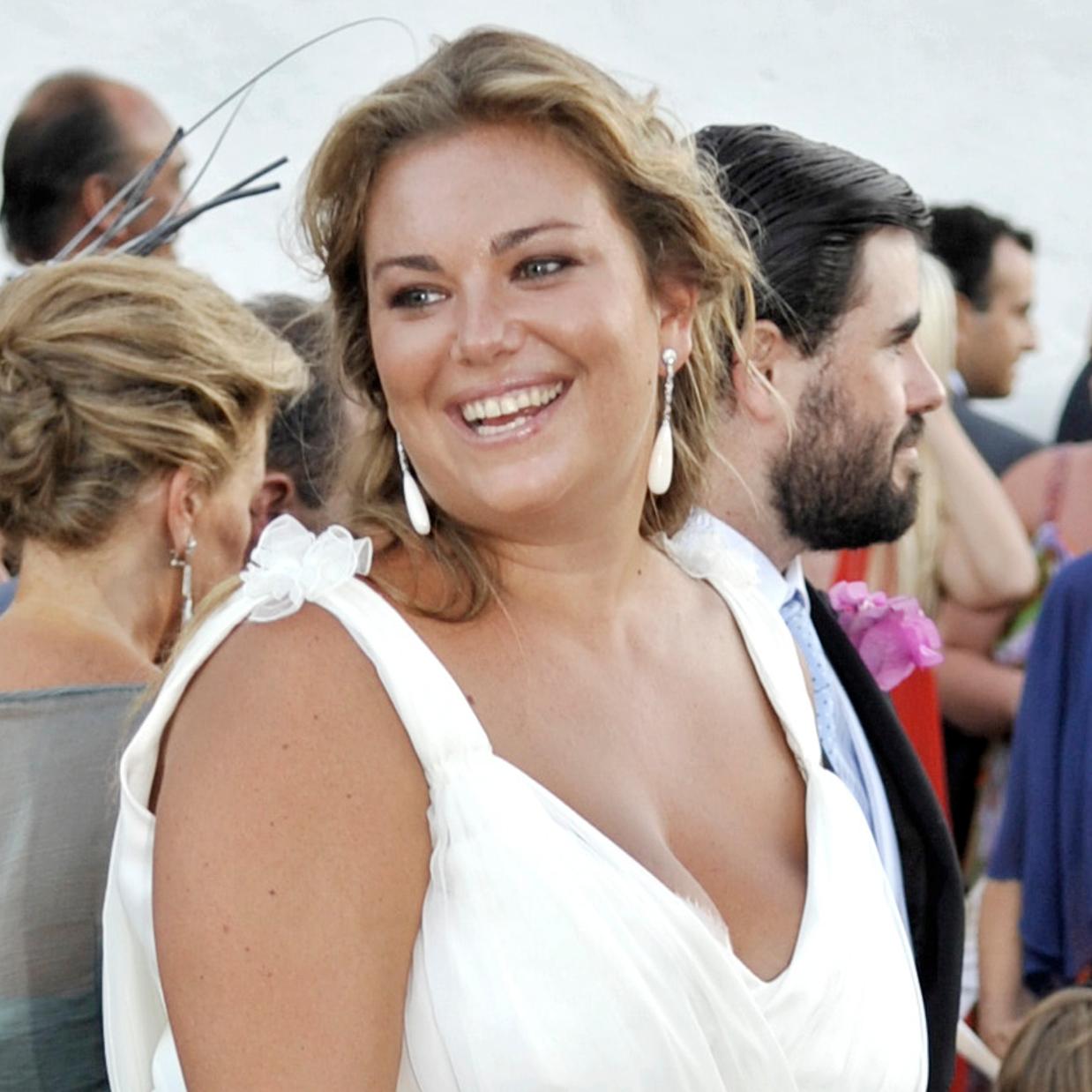 Cari Goyanes, el día de su boda.