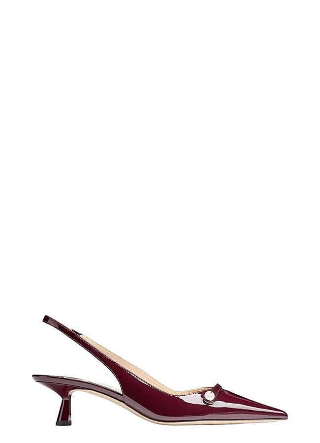 Imagen - Zapatos de salón en charol de color granate Amita 45 de Jimmy Choo, 695 euros.