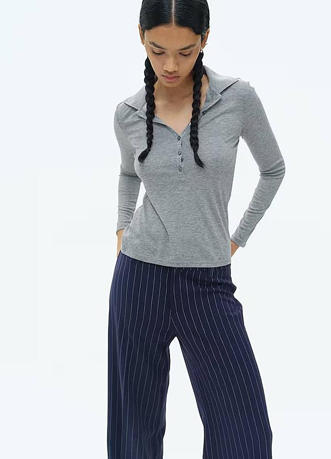 Imagen - Polo de algodón jaspeado