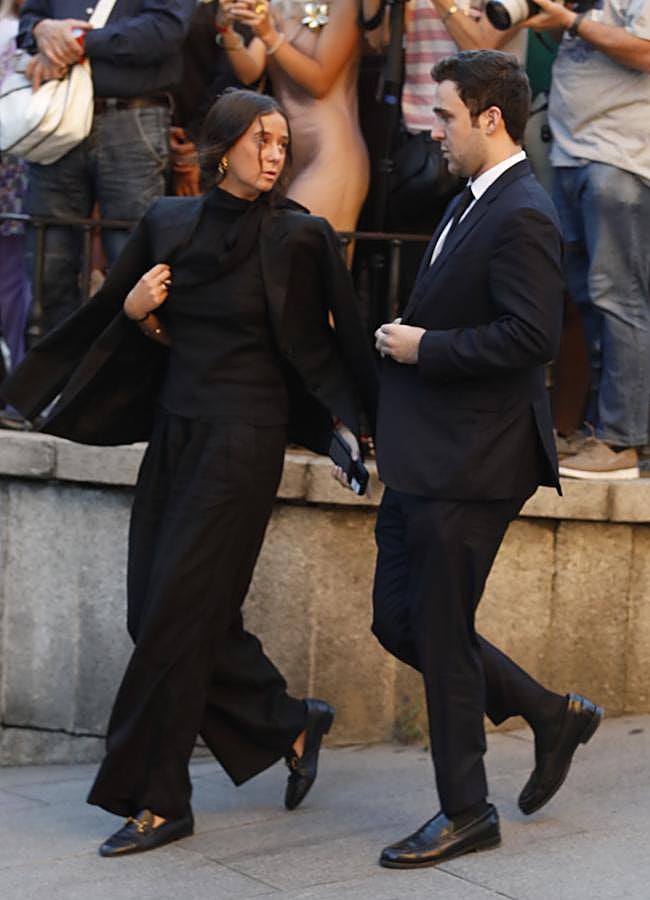 Imagen - Victoria Federica y Froilán en el funeral de Juan Gómez-Acebo. FOTO: Limited Pictures.