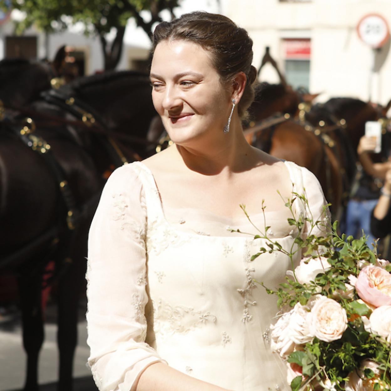 Victoria de Hohenlohe-Langenburg, en su boda celebrada el pasado mes de octubre. 